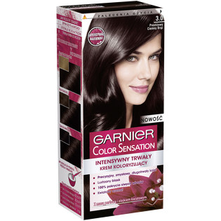 Garnier krem koloryzujący do włosów 30 prestiżowy ciemny Color Sensation | hebe.pl