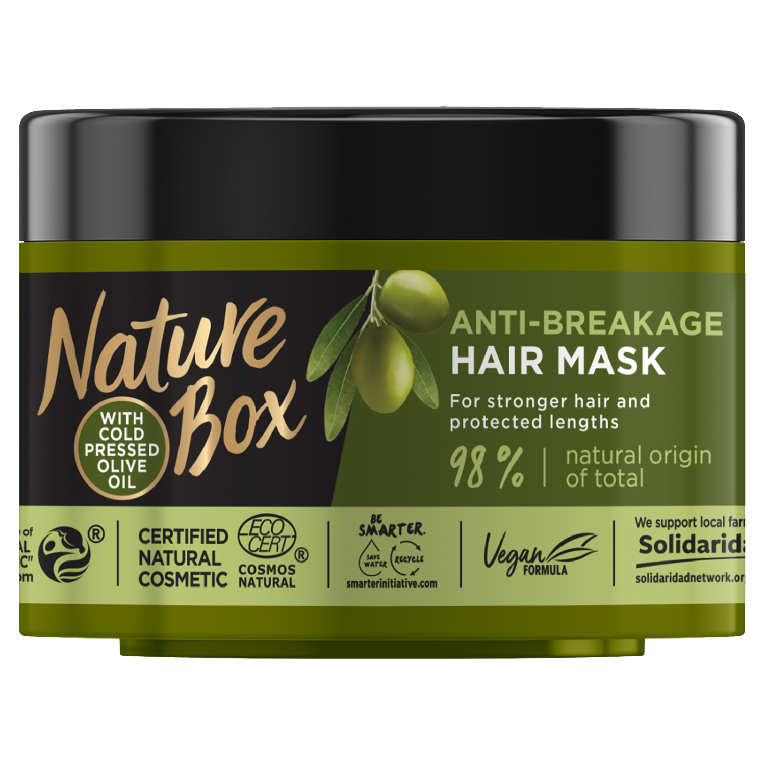 Natural box. Маска для волос nature Olive.