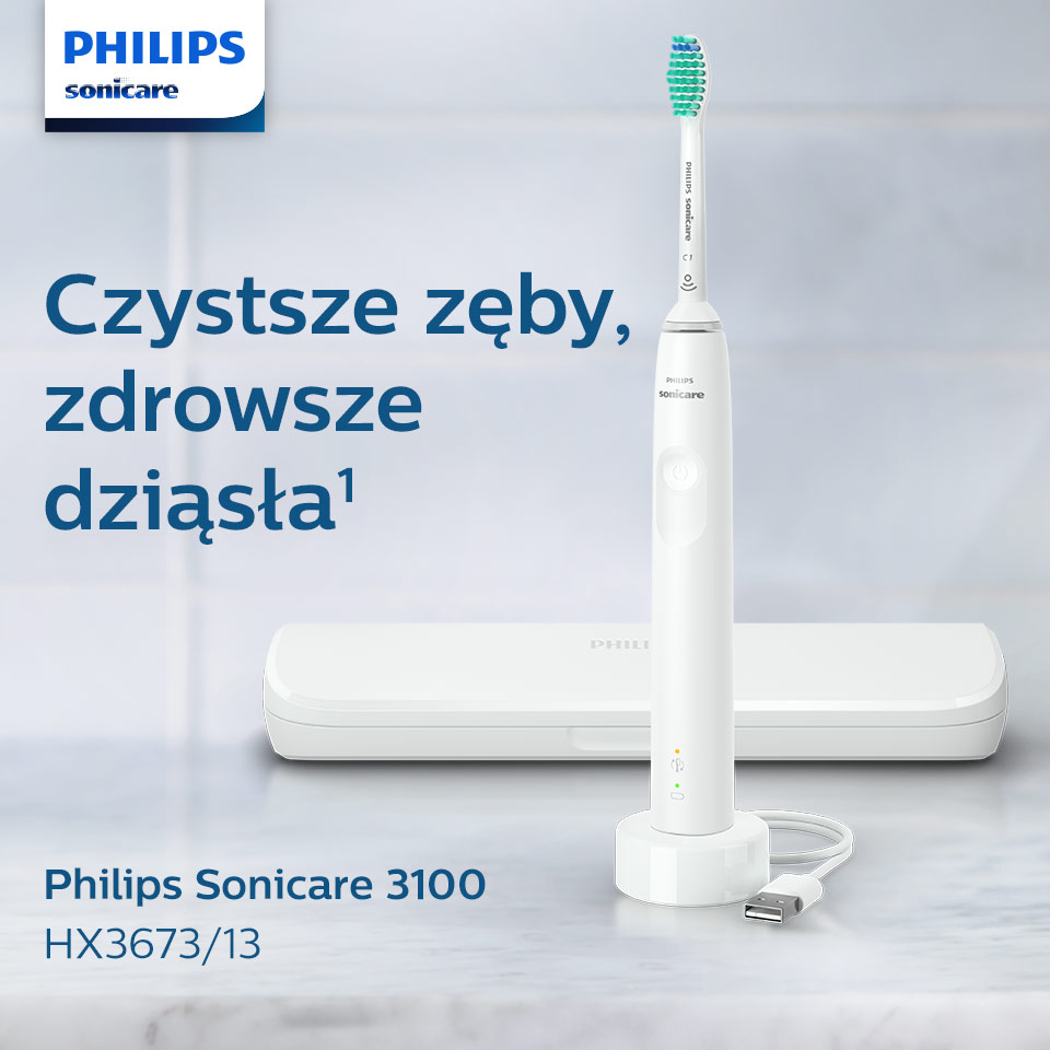 Philips Usuwa do 3x więcej płytki bakteryjnej1
